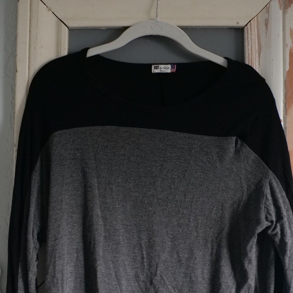Long Sleeve Blocked Tee